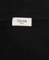 Celine Triomphe Logo Hoodie, &pound;275, Clothing, Black, Cashmere/Cotton, Other view