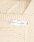 Victoria Beckham Chunky Cable Cropped Jumper, &pound;220, Clothing, Cream, Wool, Other view