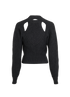 Isabel Marant Palma Cut Out Jumper, &pound;220, Clothing, Grey, Wool, Back view