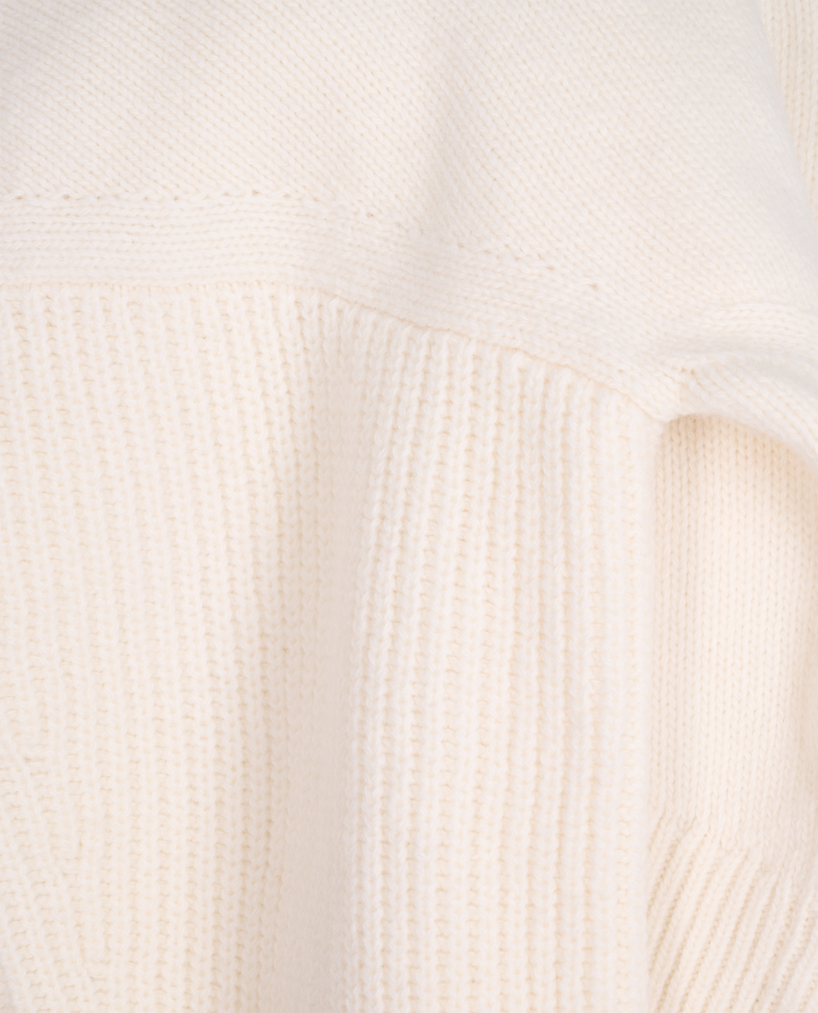 Alexander McQueen Ribbed Jumper, &pound;140, Clothing, Cream, Wool, Other view