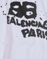 Balenciaga Hand-Drawn BB Icon Fit Jumper, &pound;295, Clothing, White, Cotton, Other view