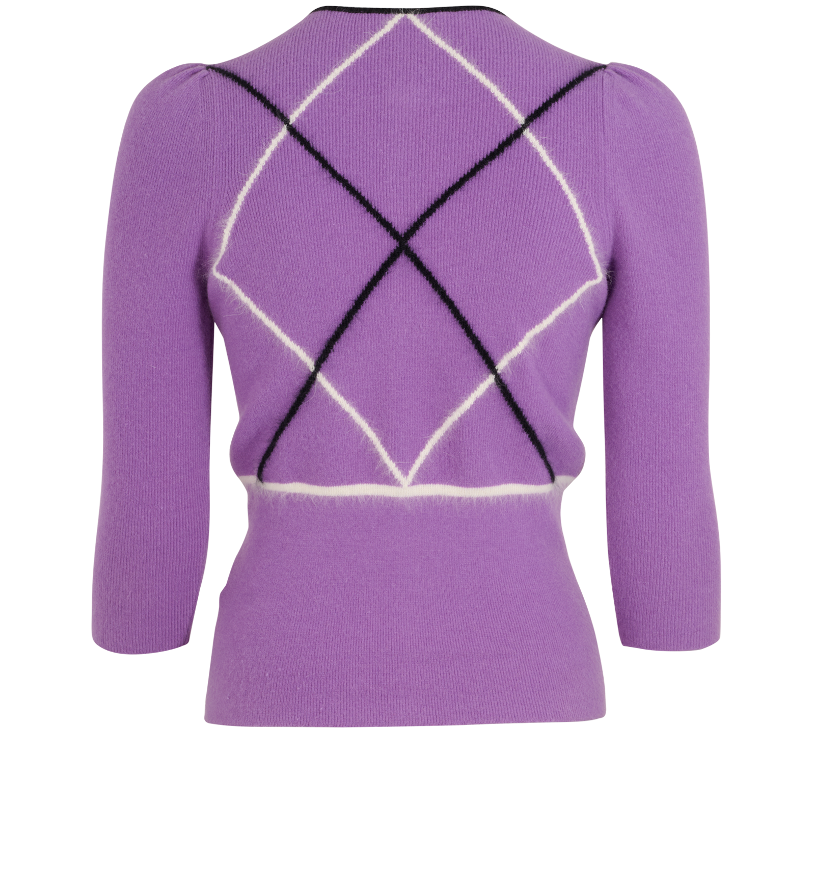 DSquared2 Cinched Cardigan, &pound;90, Clothing, Purple, Wool, Back view