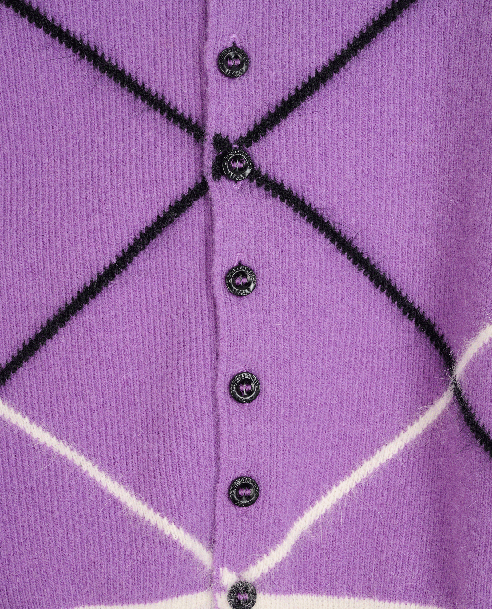 DSquared2 Cinched Cardigan, &pound;90, Clothing, Purple, Wool, Other view