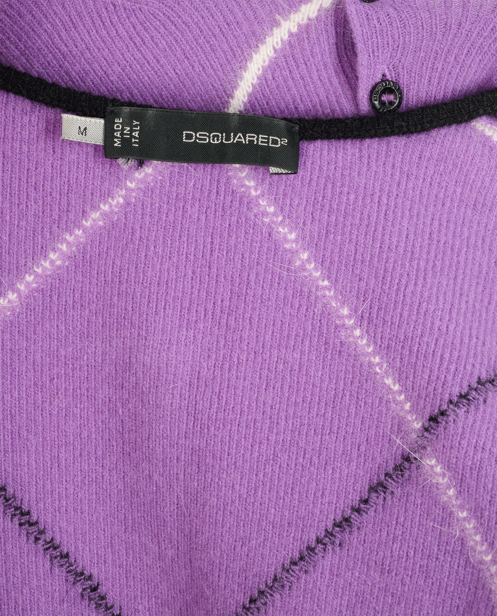 DSquared2 Cinched Cardigan, &pound;90, Clothing, Purple, Wool, Other view