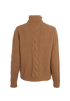 Max Mara Turtleneck Jumper, &pound;150, Clothing, Beige, Mohair, Back view