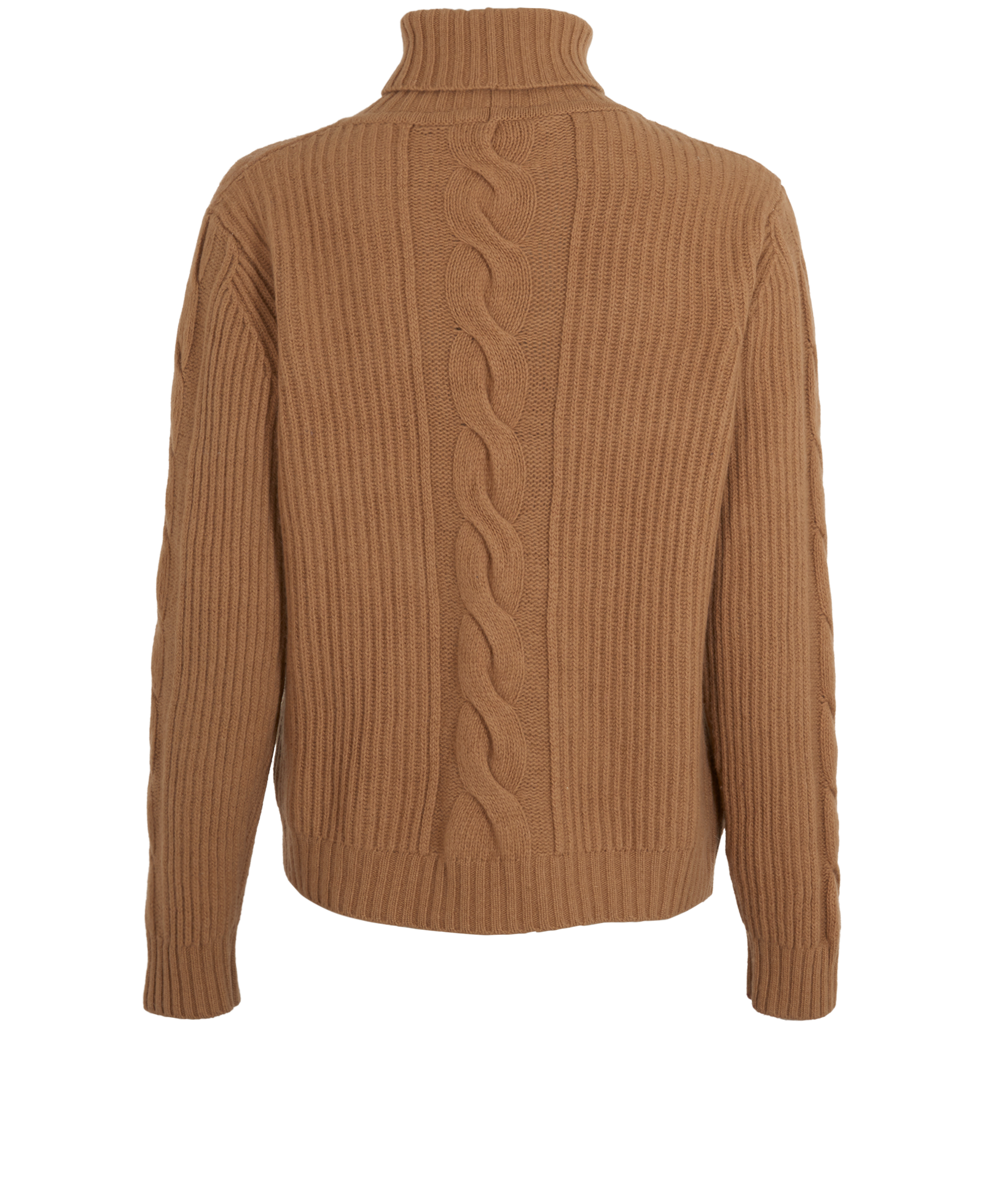 Max Mara Turtleneck Jumper, &pound;150, Clothing, Beige, Mohair, Back view
