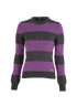 Dsquared2 Lurex Striped Jumper, &pound;110, Clothing, Grey/Purple, Polyester (Polymer)/Wool, Front view