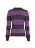 Dsquared2 Lurex Striped Jumper, &pound;110, Clothing, Grey/Purple, Polyester (Polymer)/Wool, Back view