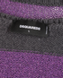 Dsquared2 Lurex Striped Jumper, &pound;110, Clothing, Grey/Purple, Polyester (Polymer)/Wool, Other view