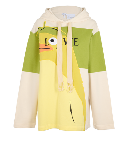 Loewe x Spirited Away Hoodie, &pound;550, Clothing, Cream/Green/Yellow, Cotton, Front view