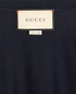 Gucci Bee Knit Jumper, &pound;160, Clothing, Navy, Wool, Other view