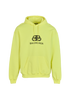 Balenciaga Logo Hoodie, &pound;250, Clothing, Yellow, Cotton, Front view
