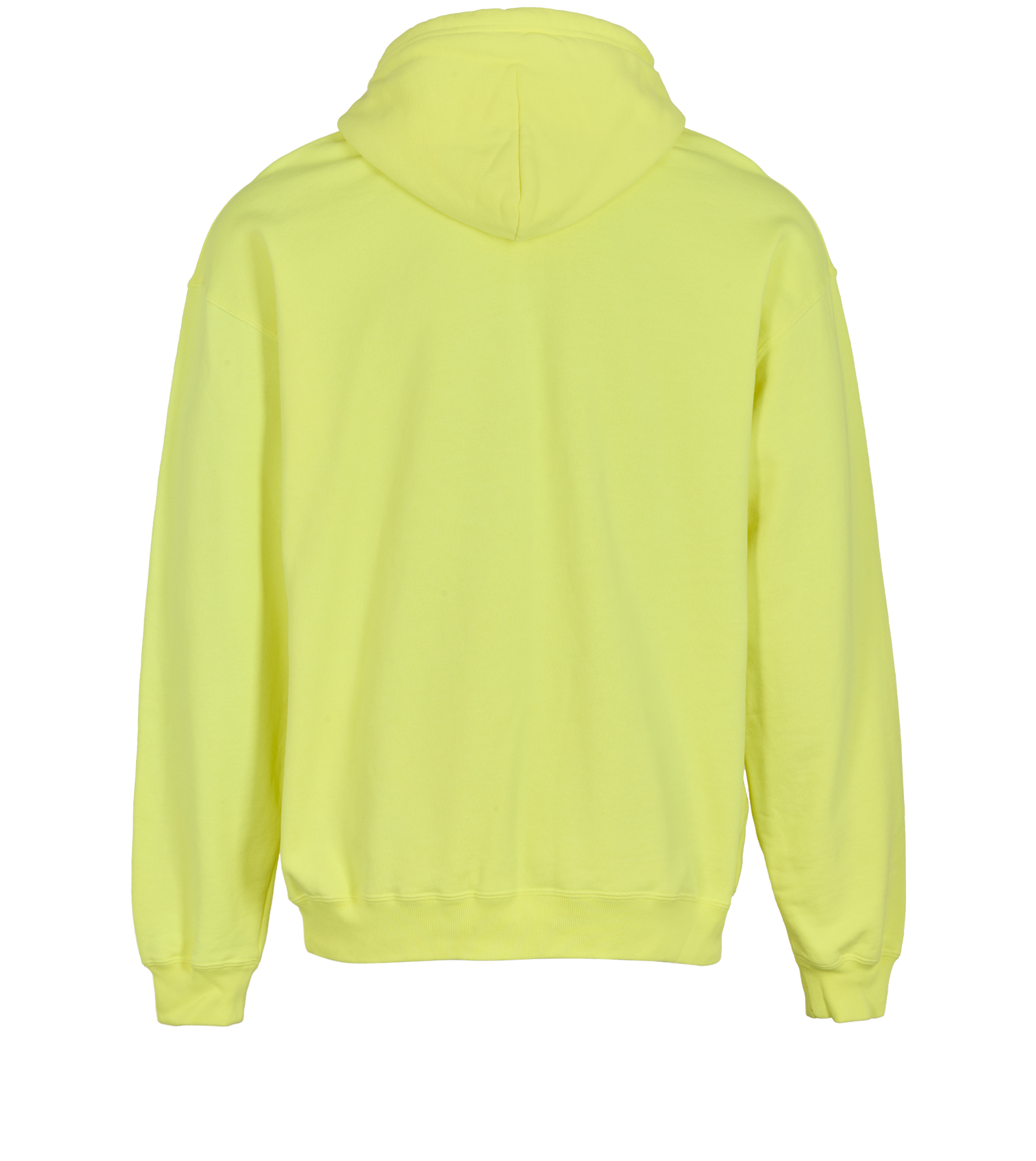Balenciaga Logo Hoodie, &pound;250, Clothing, Yellow, Cotton, Back view