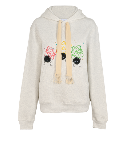Loewe x Studio Ghibli Spirited Away Hoodie, &pound;320, Clothing, Grey, Cotton, Front view