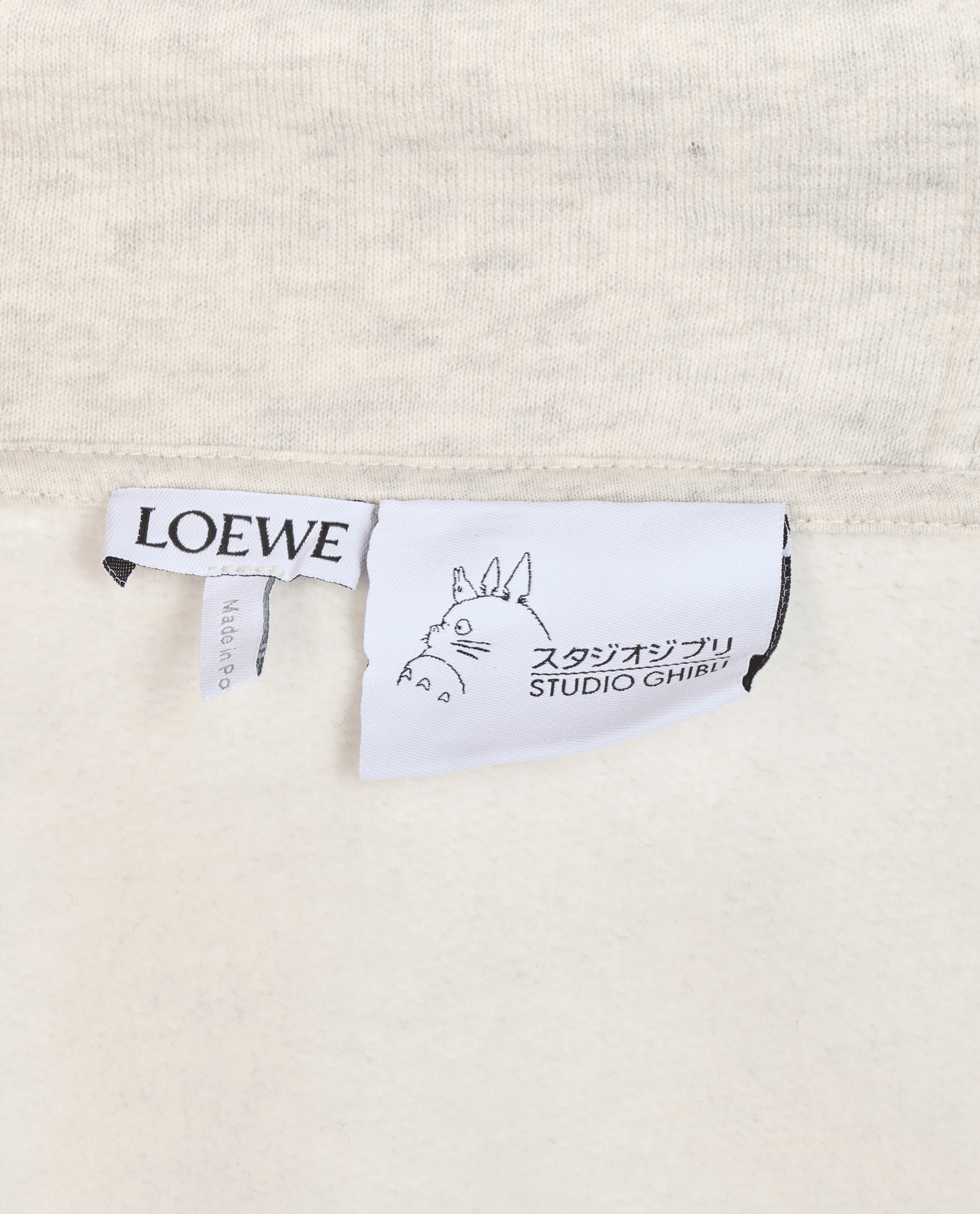 Loewe x Studio Ghibli Spirited Away Hoodie, &pound;320, Clothing, Grey, Cotton, Other view