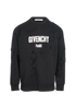 Givenchy Logo Distressed Jumper, &pound;250, Clothing, Black, Cotton, Front view