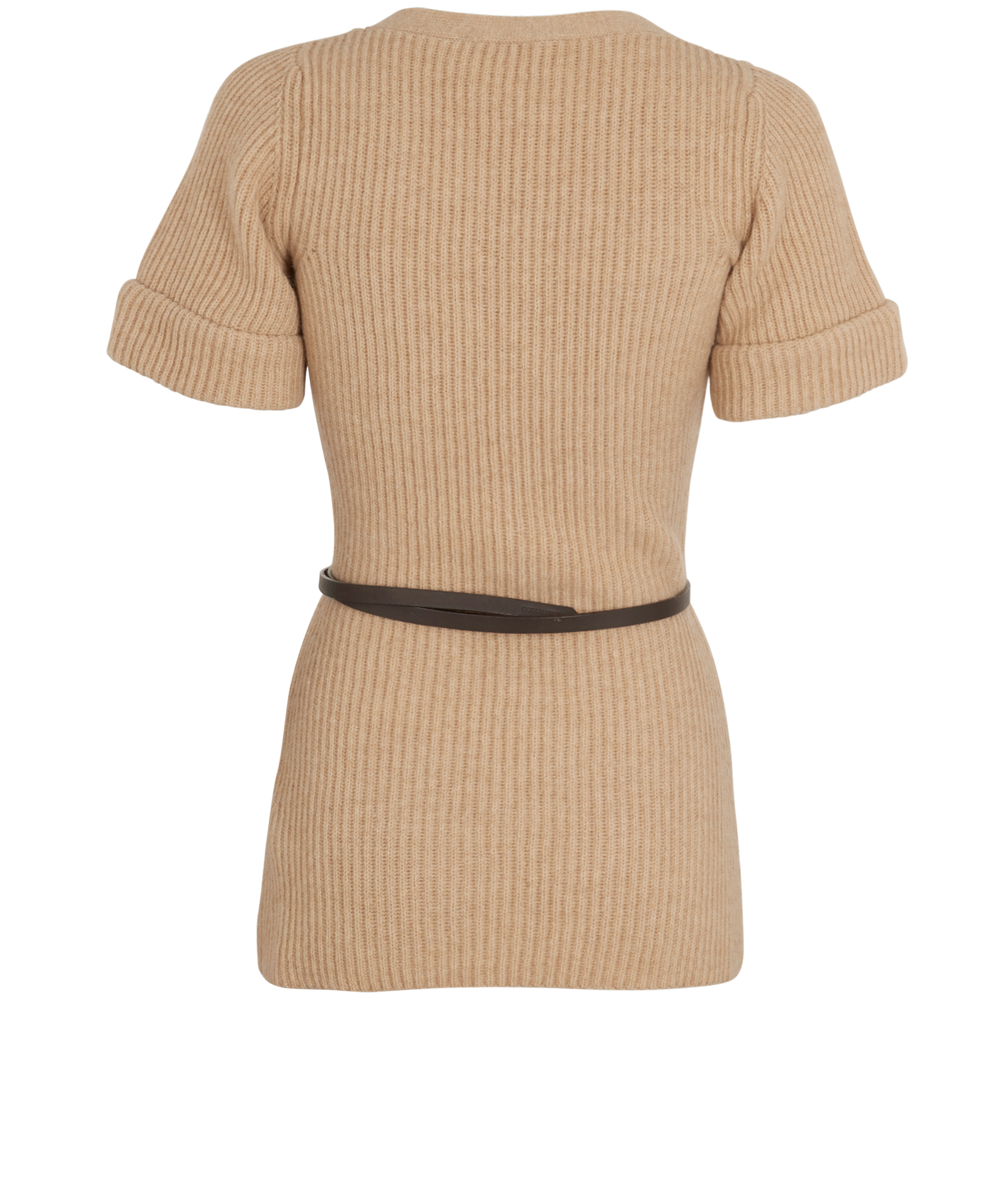 D Squared Belted Jumper, &pound;110, Clothing, Beige, Camel Hair, Back view