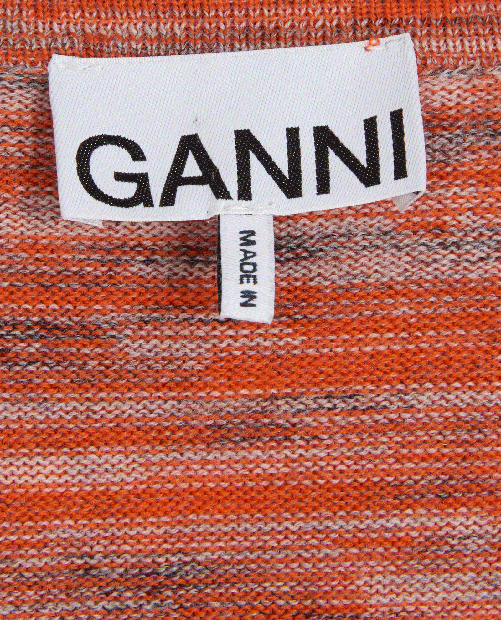Ganni Mouline Cardigan, &pound;80, Clothing, Orange, Wool, Other view
