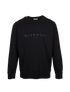 Givenchy Logo Sweatshirt, &pound;220, Clothing, Black, Cotton, Front view