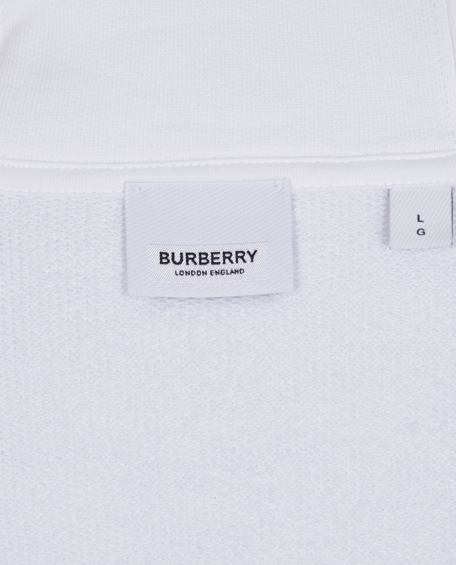 Burberry Check Hoodie, &pound;150, Clothing, White, Cotton, Other view
