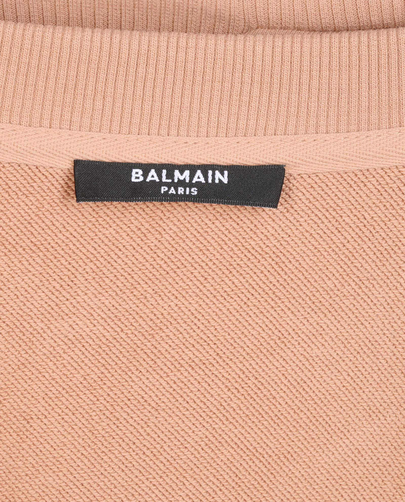Balmain Logo Sweatshirt, &pound;220, Clothing, Beige, Cotton, Other view