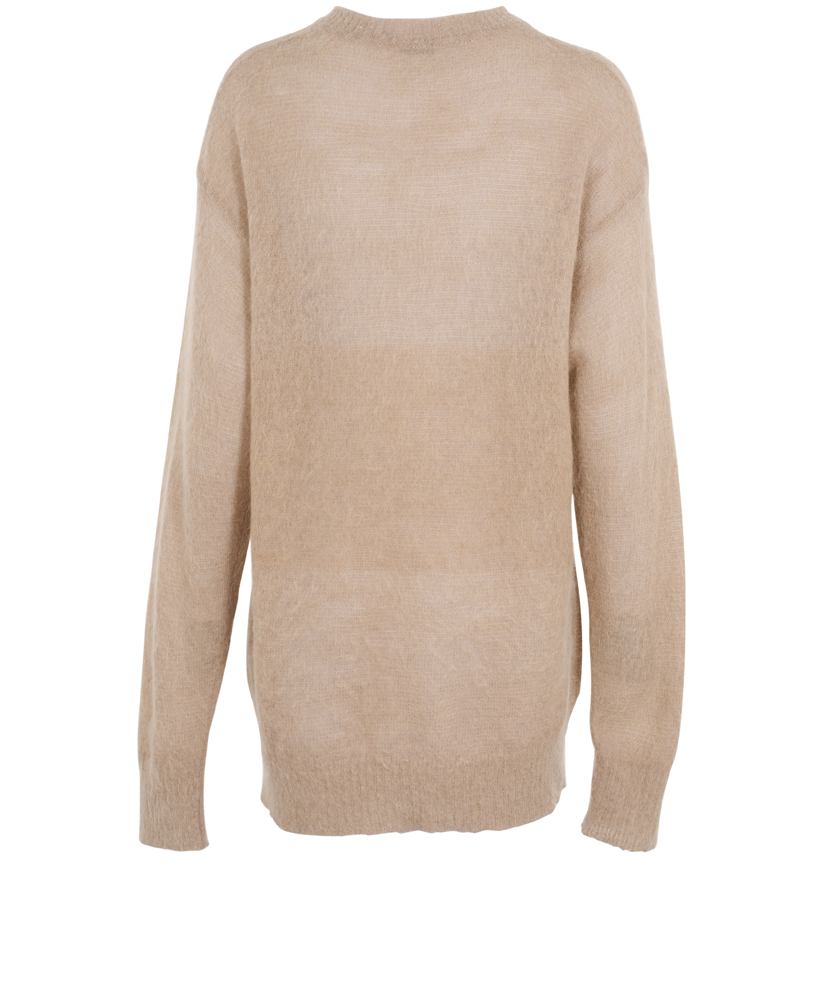 Joseph V-Neck Oversized Jumper, &pound;95, Clothing, Beige, Wool, Back view