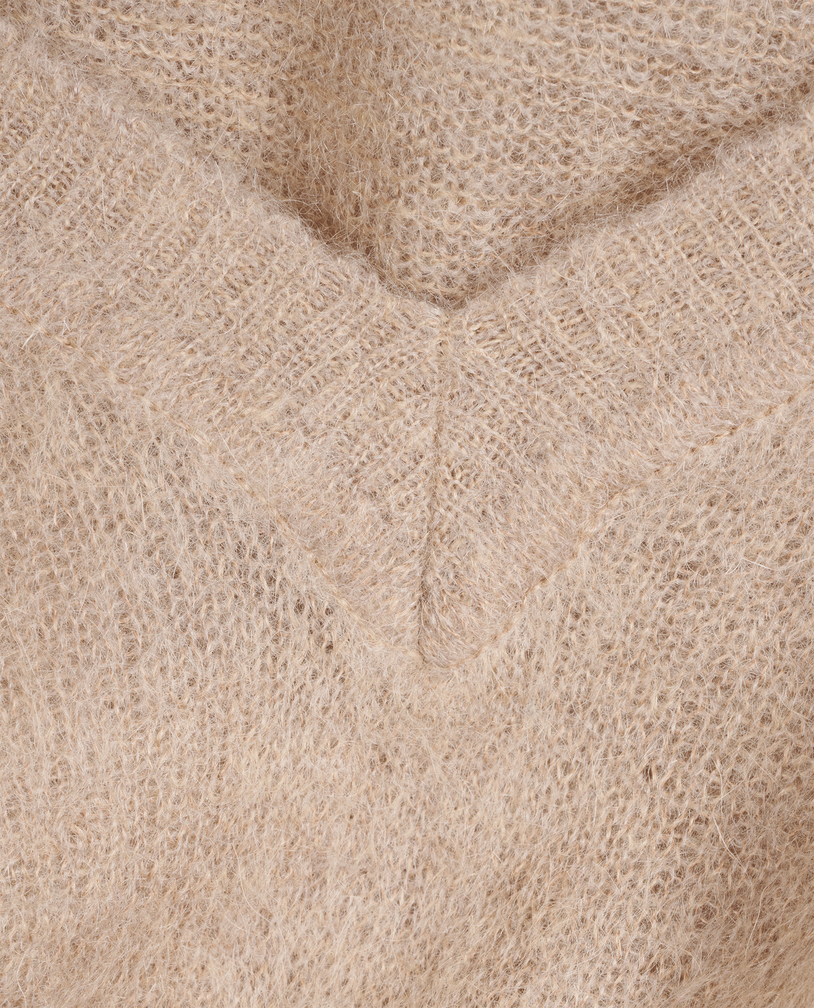 Joseph V-Neck Oversized Jumper, &pound;95, Clothing, Beige, Wool, Other view