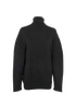 Balenciaga Cut Out Jumper, &pound;180, Clothing, Black, Wool, Front view