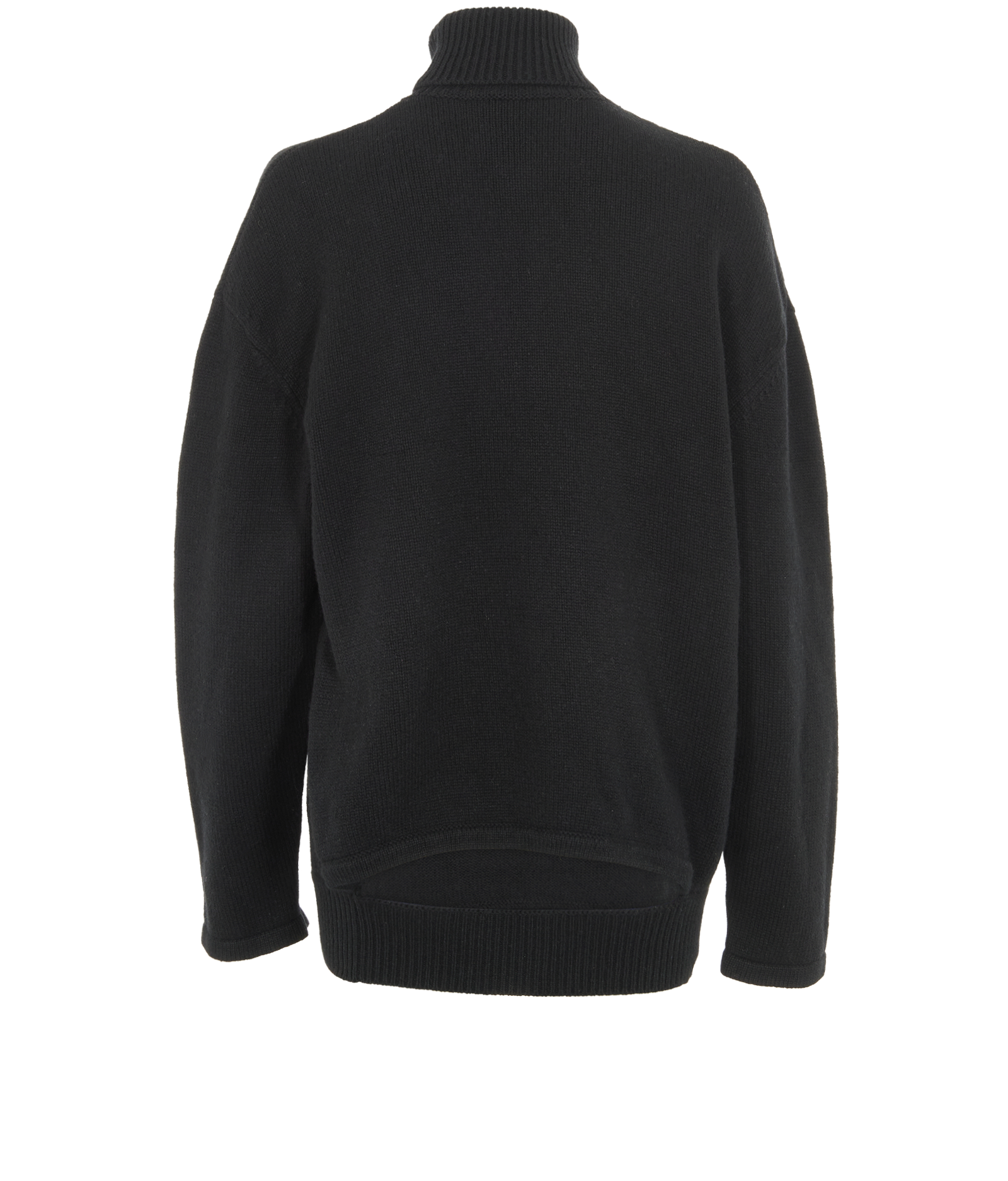 Balenciaga Cut Out Jumper, &pound;180, Clothing, Black, Wool, Back view