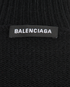 Balenciaga Cut Out Jumper, &pound;180, Clothing, Black, Wool, Other view