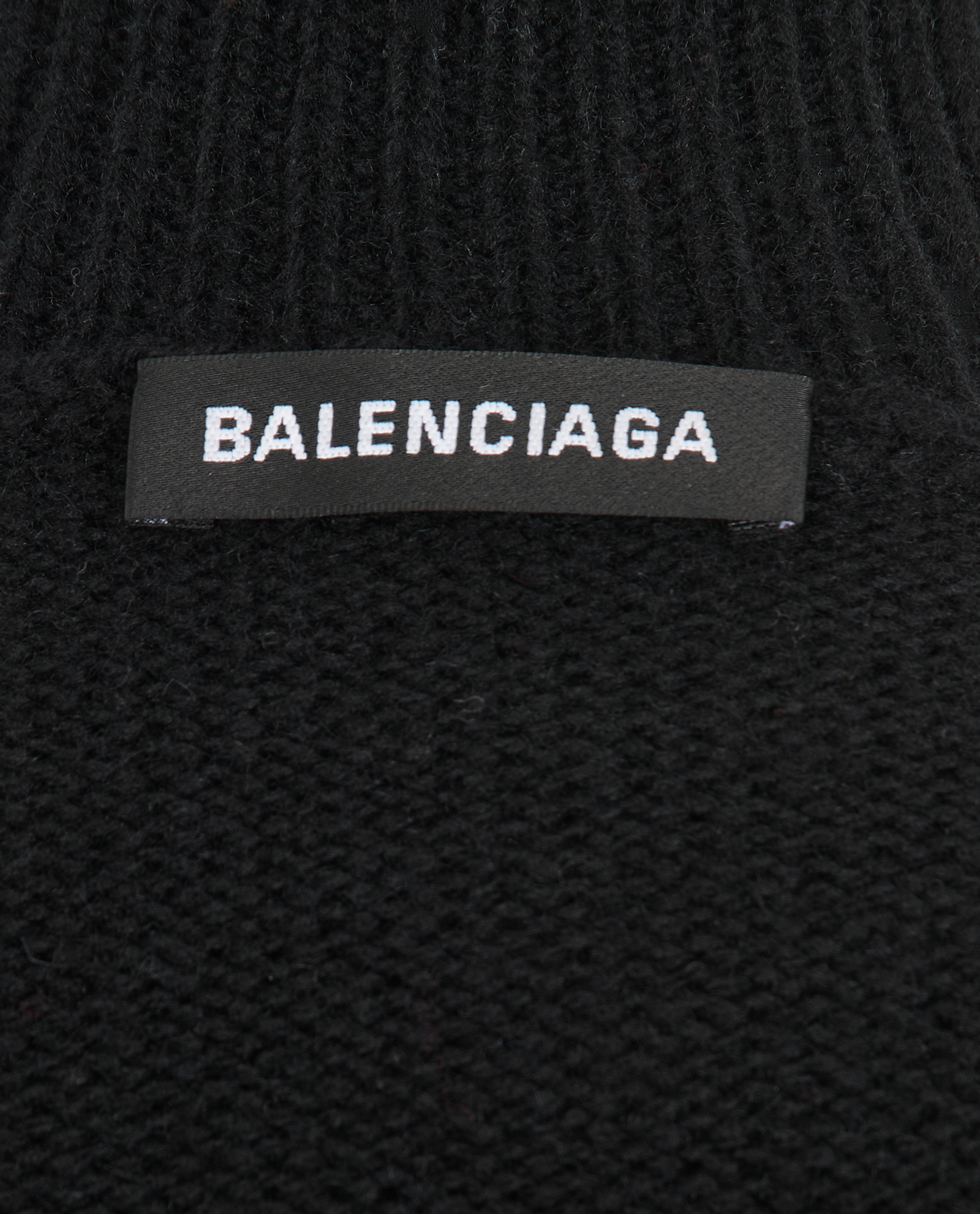 Balenciaga Cut Out Jumper, &pound;180, Clothing, Black, Wool, Other view