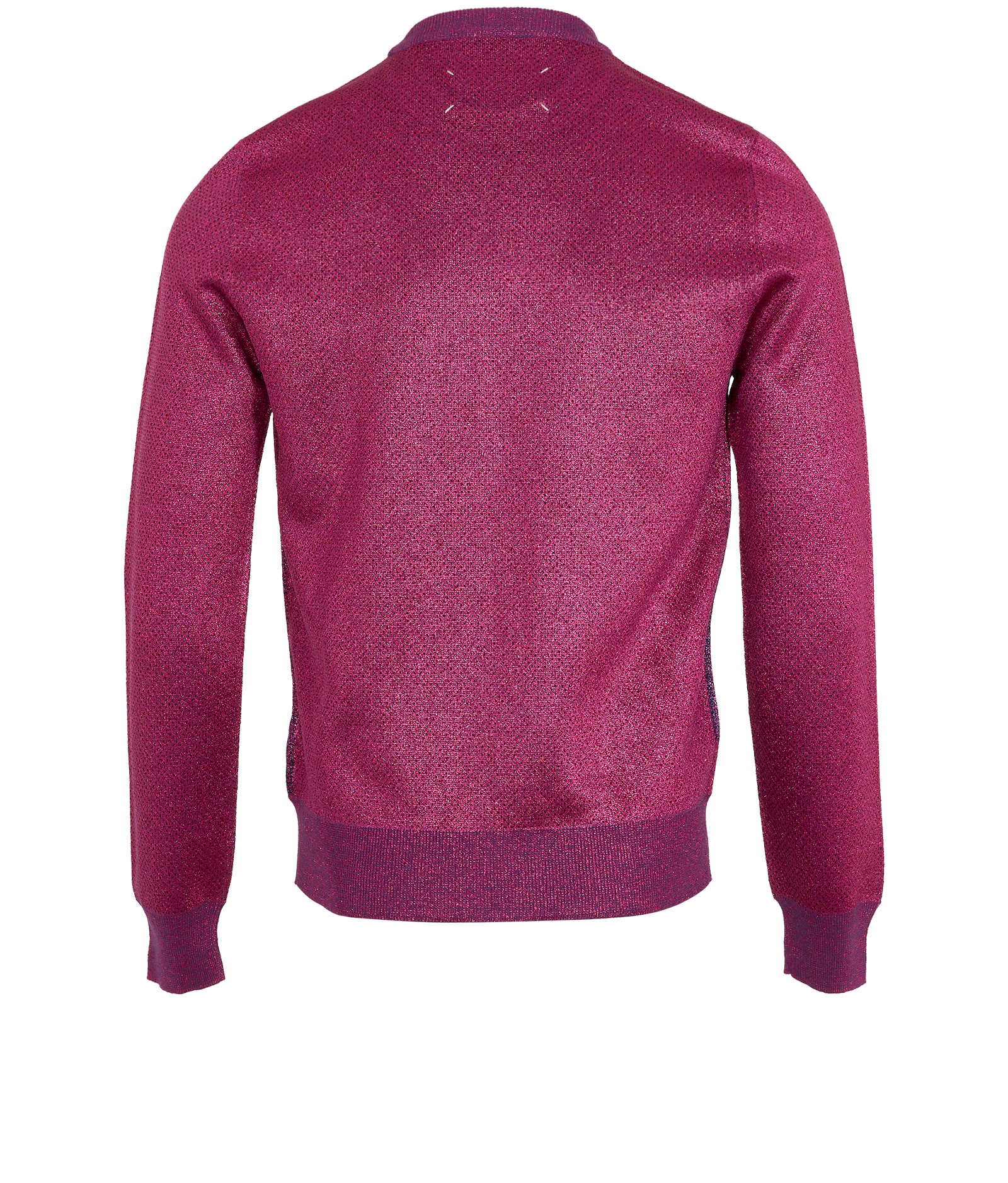 Maison Margiela Gliter Lips Jumper, &pound;175, Clothing, Pink, Polyester/Viscose, Back view