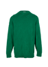 Balenciaga Logo Knitted Jumper, &pound;150, Clothing, Green, Cotton, Front view