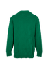 Balenciaga Logo Knitted Jumper, &pound;150, Clothing, Green, Cotton, Back view