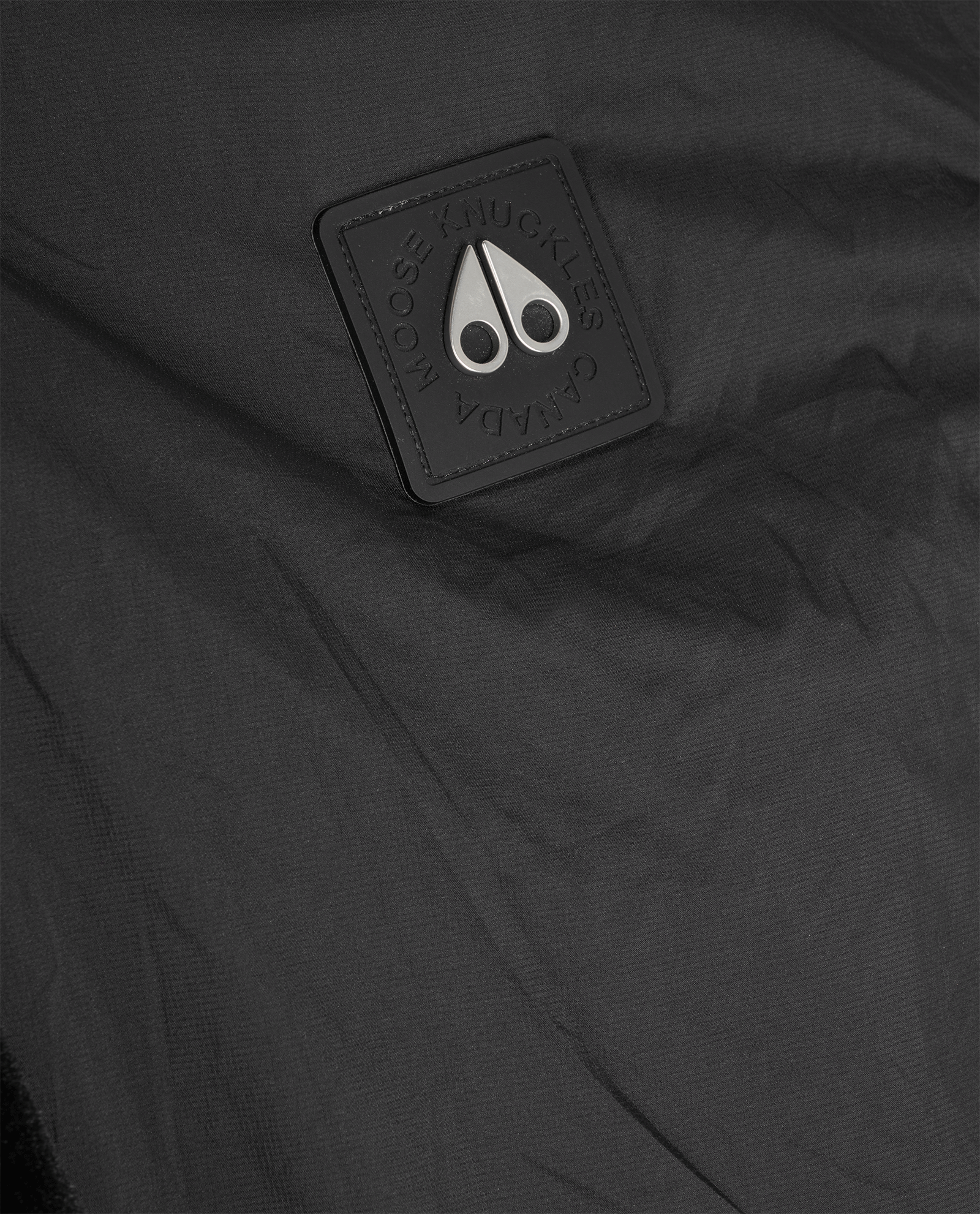 Moose Knuckles Borden Bunny Hoodie, &pound;250, Clothing, Black, Faux Fur, Other view