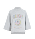 Ganni Smiley Sweatshirt, &pound;95, Clothing, Grey, Cotton/Polyester, Front view
