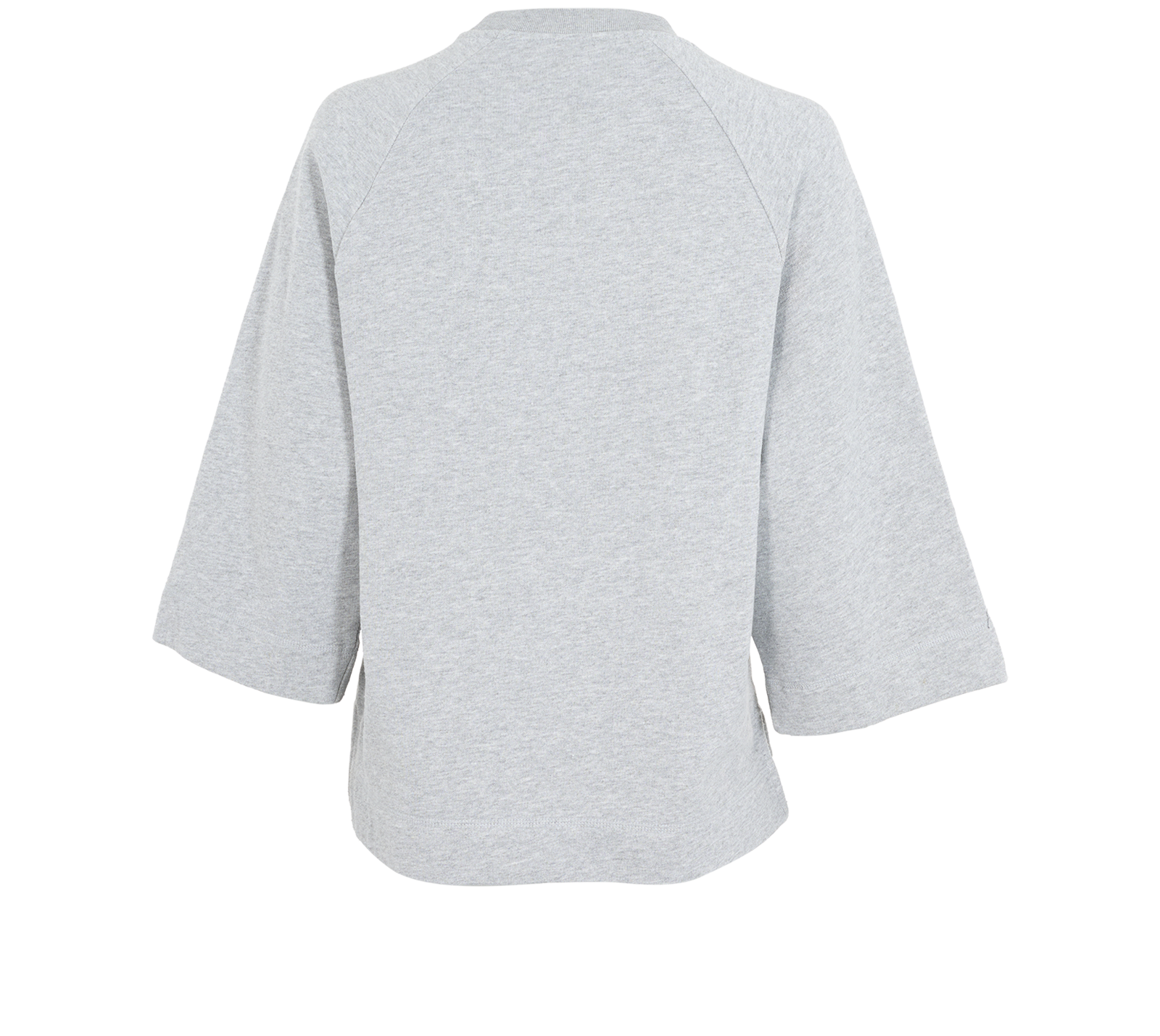 Ganni Smiley Sweatshirt, &pound;95, Clothing, Grey, Cotton/Polyester, Back view