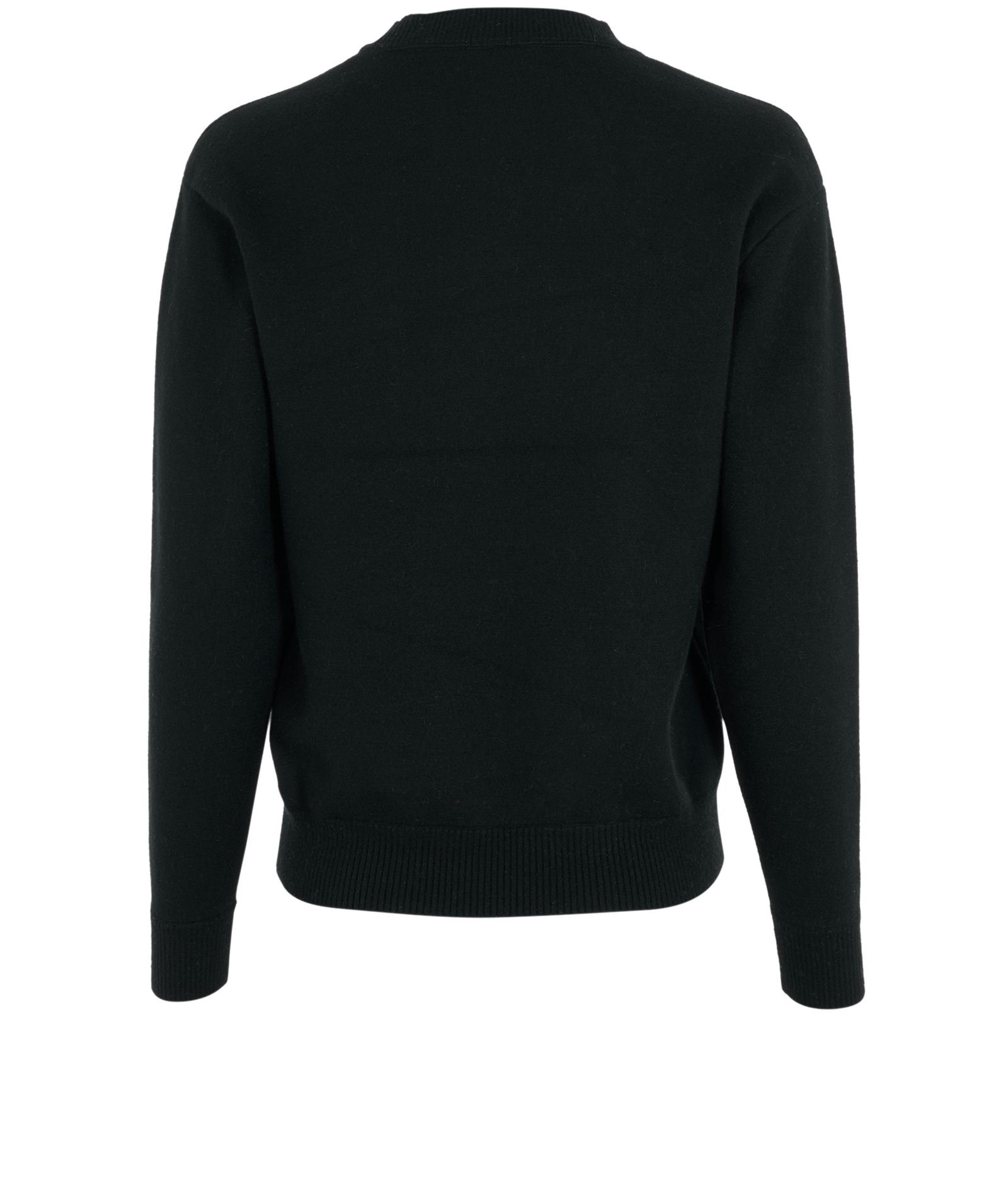 Burberry Logo Jumper, &pound;210, Clothing, Black, Wool, Back view