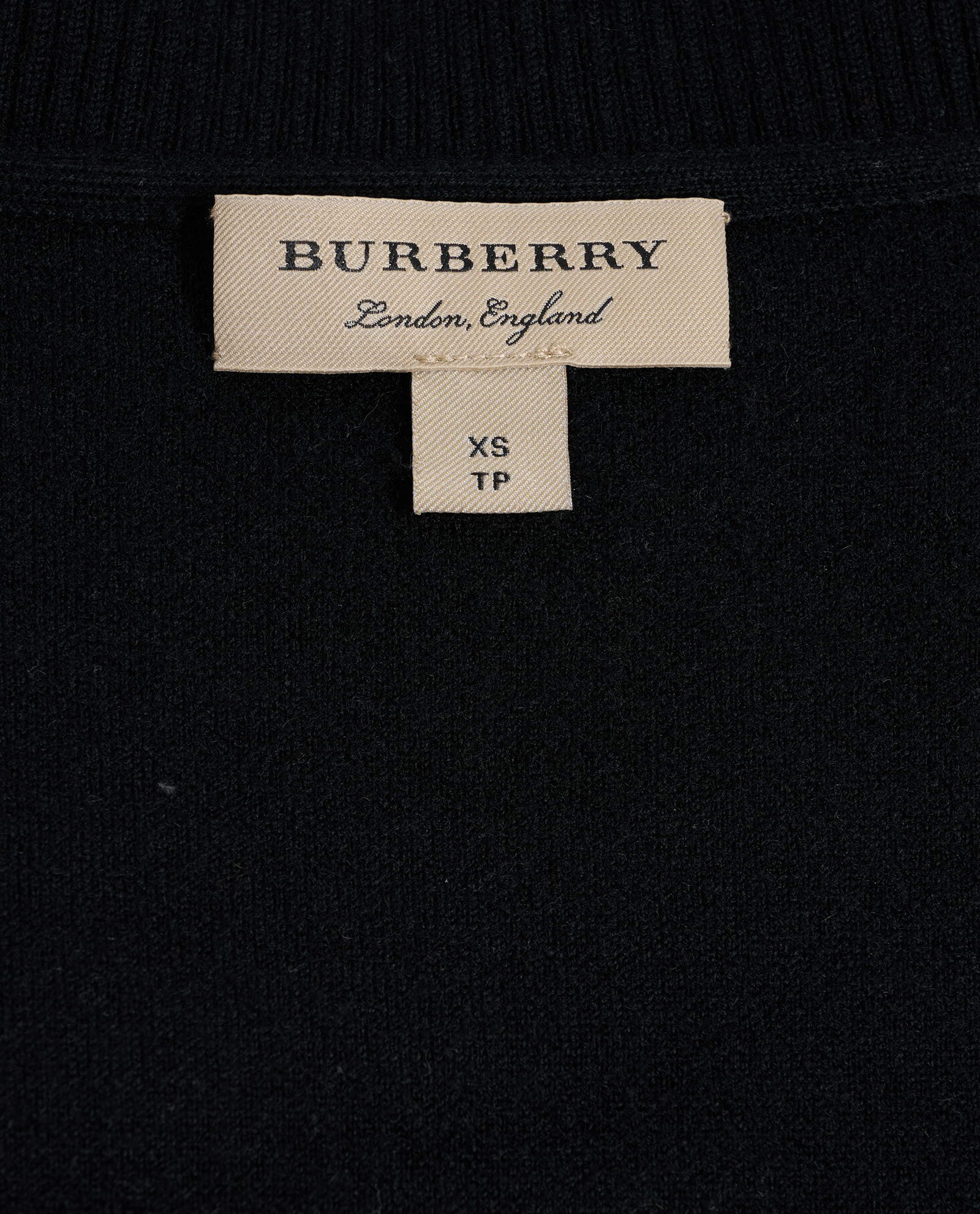 Burberry Logo Jumper, &pound;210, Clothing, Black, Wool, Other view