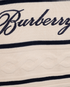 Burberry Vintage Logo Knit Jumper, &pound;110, Clothing, Cream/Navy, Cotton, Other view
