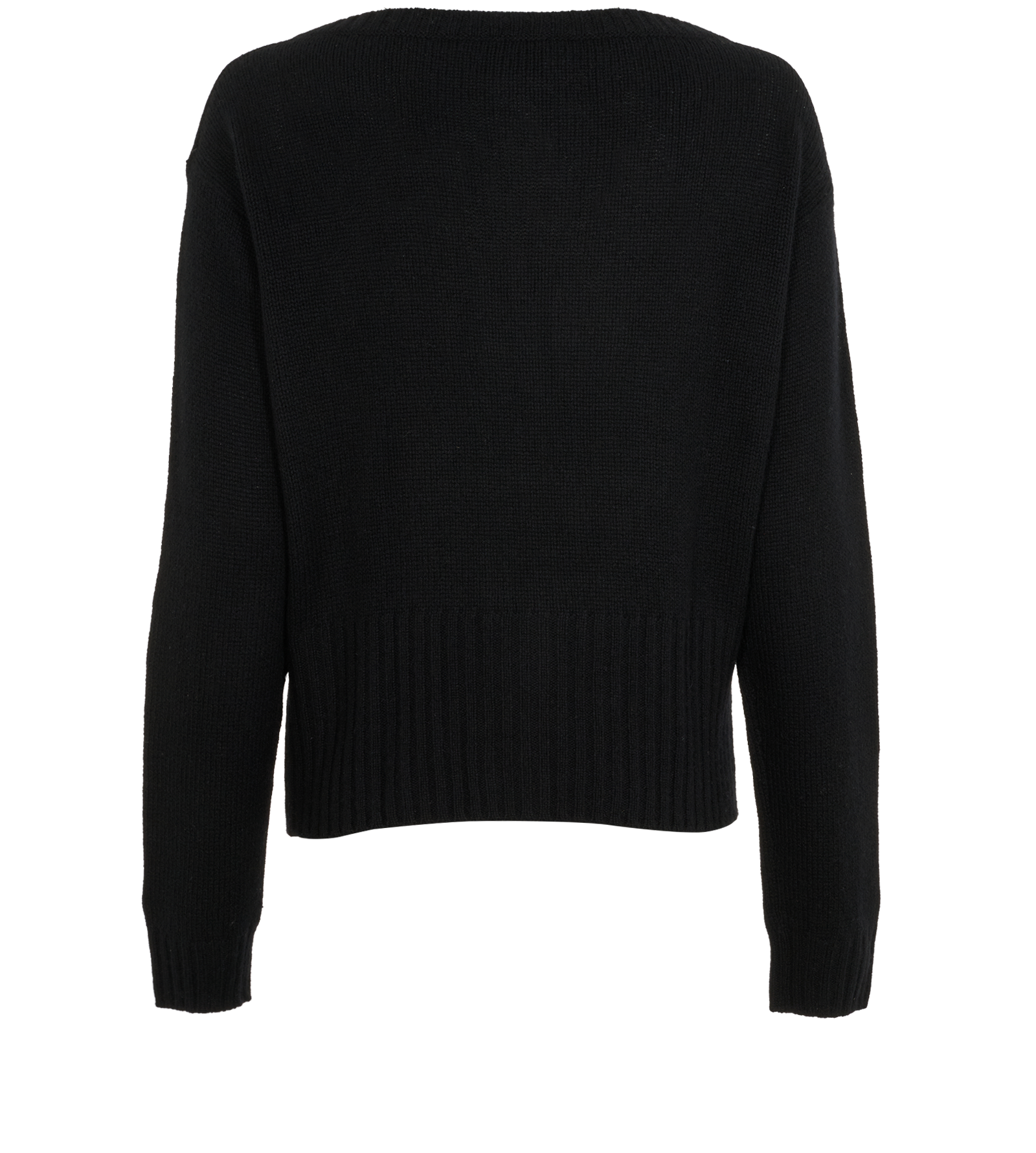 Prada Classic Cardigan, &pound;250, Clothing, Black, Cashmere, Back view