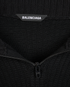 Balenciaga Logo Quarter Zip Jumper, &pound;250, Clothing, Black, Wool, Other view