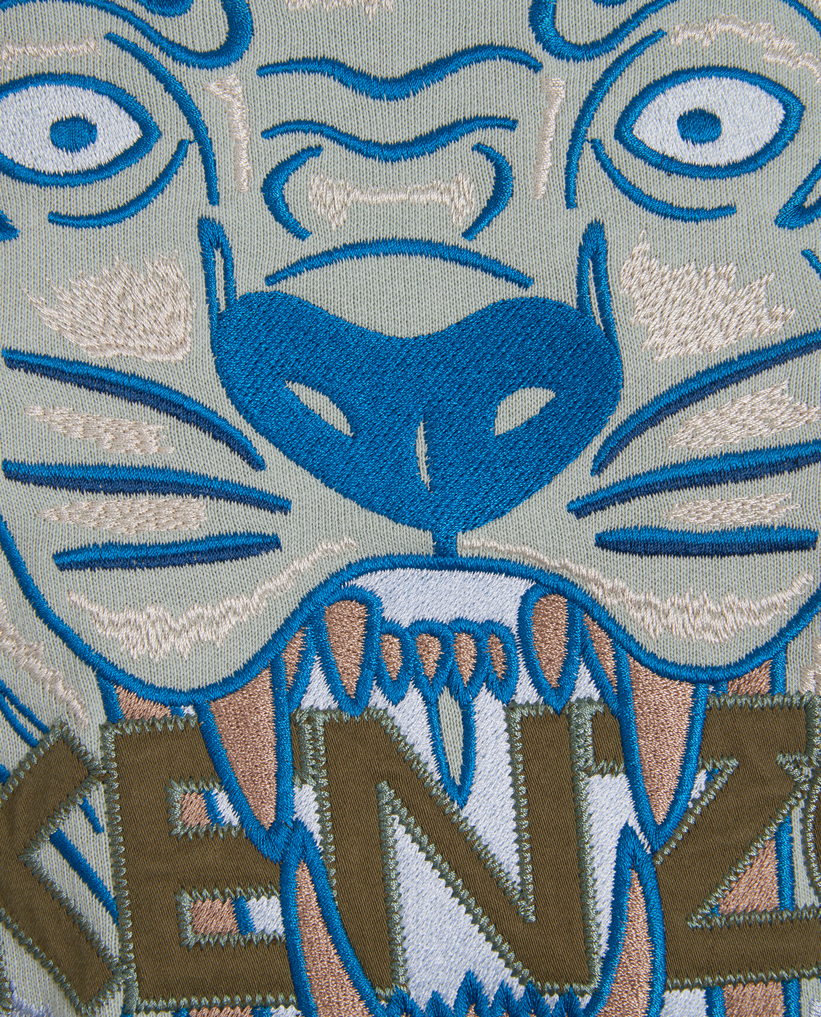 Kenzo Tiger Sweatshirt, &pound;70, Clothing, Green, Cotton, Other view