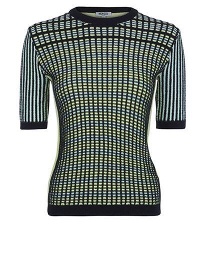 Kenzo Patterned Round Neck Jumper, front view