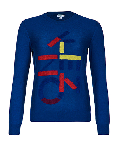 Kenzo Abstract Logo Jumper, front view