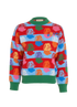 Gucci Rabbit Jumper, &pound;320, Clothing, Blue/Green/Red, Wool, Front view