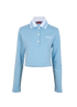 Gucci Cropped Jumper, &pound;260, Clothing, Blue, Cotton, Front view