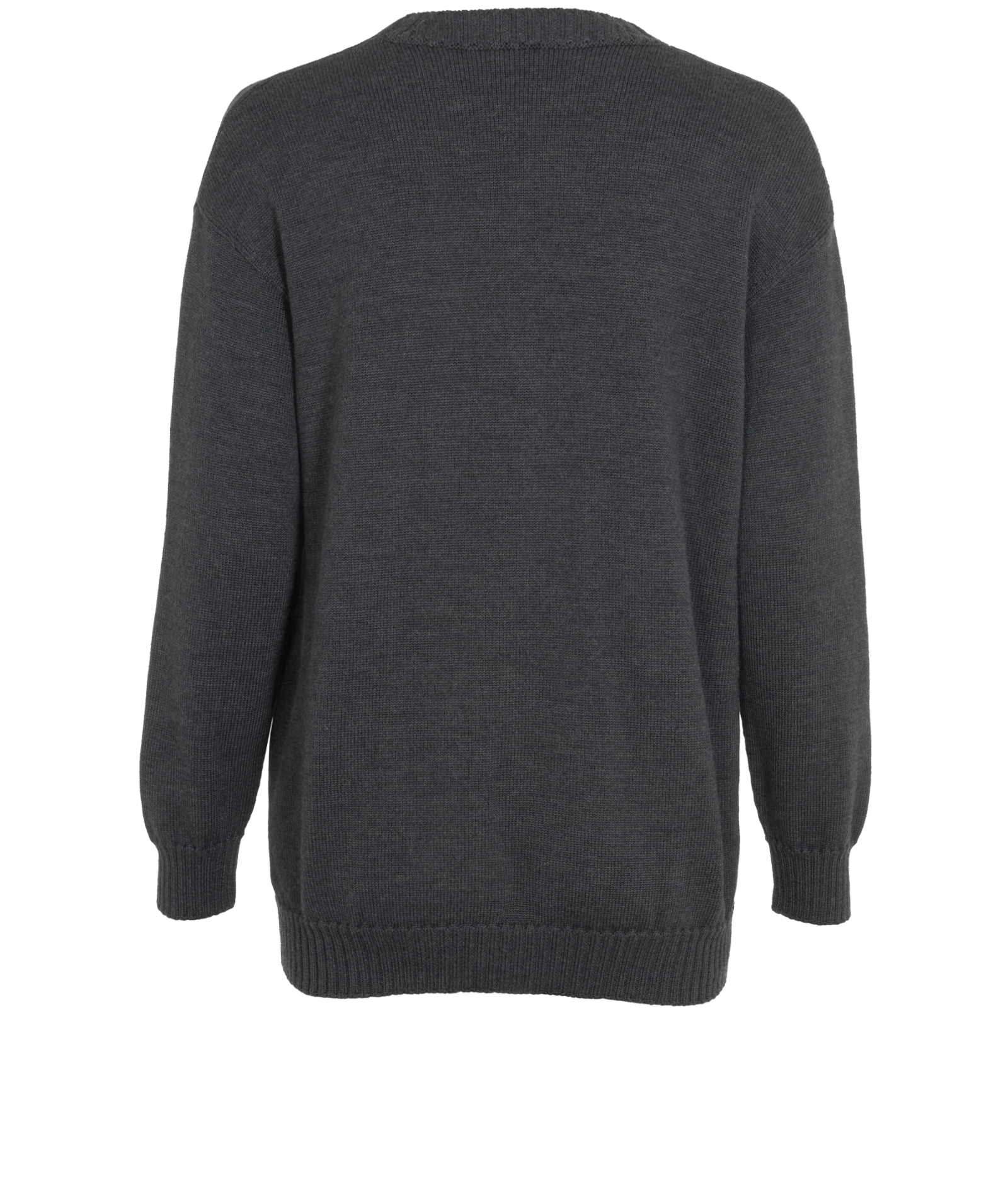 Fendi FF Cardigan, &pound;290, Clothing, Grey, Wool, Back view