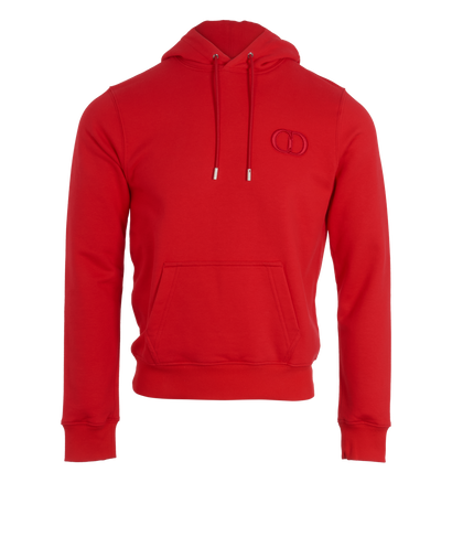 Christian Dior CD Icon Hoodie, &pound;450, Clothing, Red, Cotton, Front view