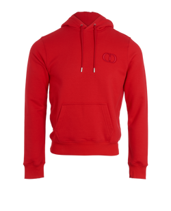Christian Dior CD Icon Hoodie, Mens, Cotton, Red, Sz XXS, 3*